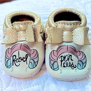 Disney Star Wars Freshly Picked Premium Leather Mocs Size 1 Rebel Prince…